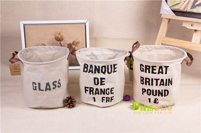 外贸热卖 创意棉麻复古收纳箱，厂家直销批发首选